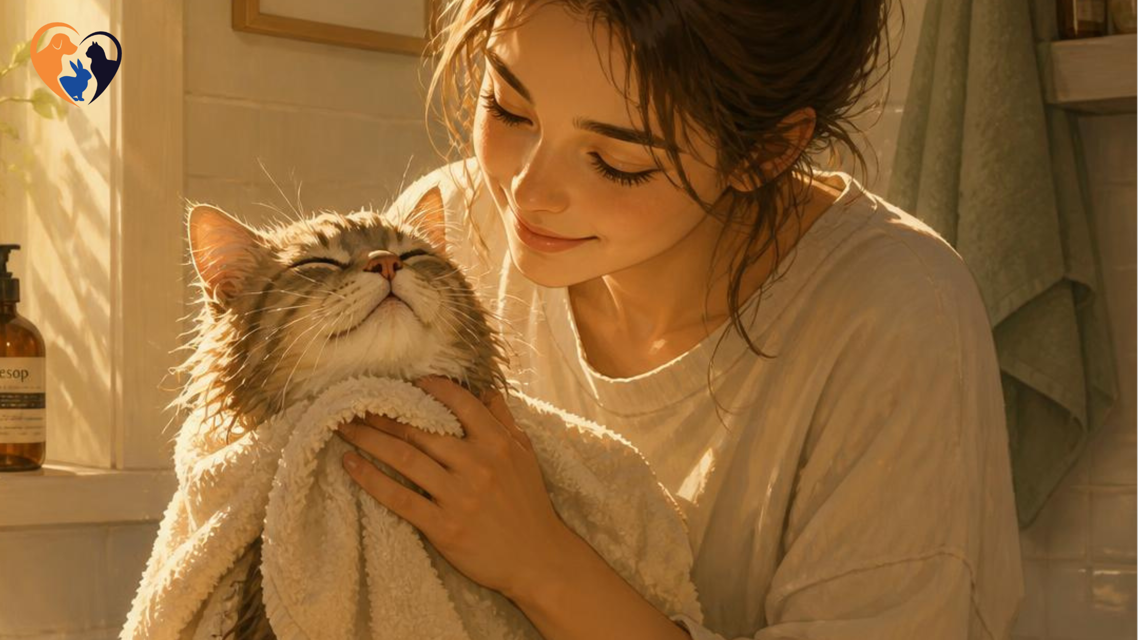 How to Dry a Wet Cat Properly
