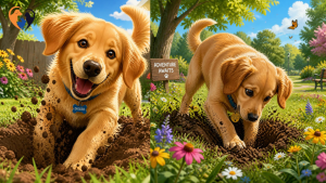 Why Dogs Dig Holes?